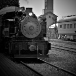 TRAIN TRACK: Central Pacific Railroad Freight Depot, Old Sacramento, California, USA, 2006